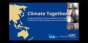 photo of online climate together event